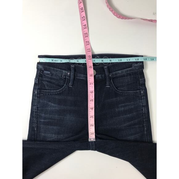 Goldsign Stella Dark Flare Jeans Womens 24 Capsule Bell Bottom Designer 70s Boho - Picture 11 of 13